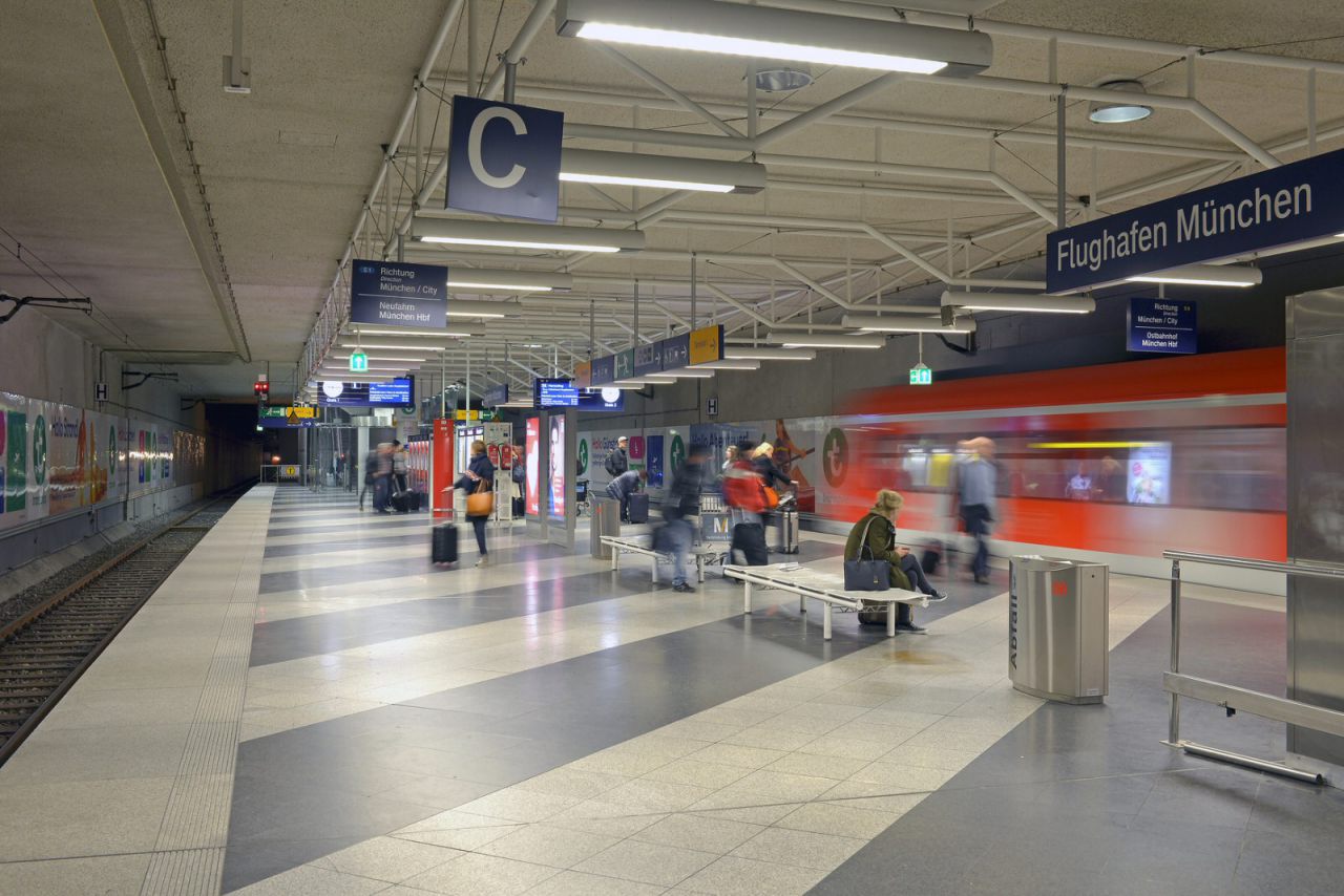 S-Bahn am Flughafen München
