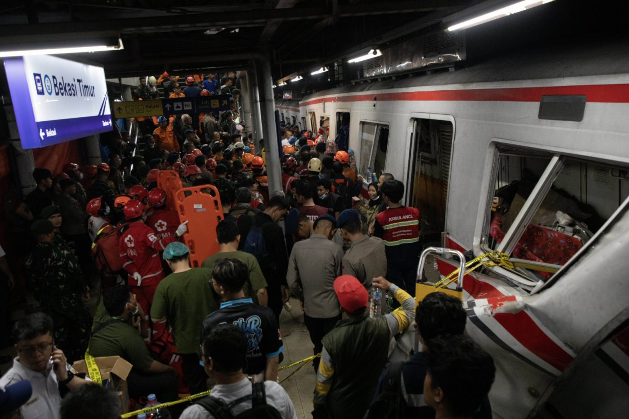 Zugunglück bei Jakarta