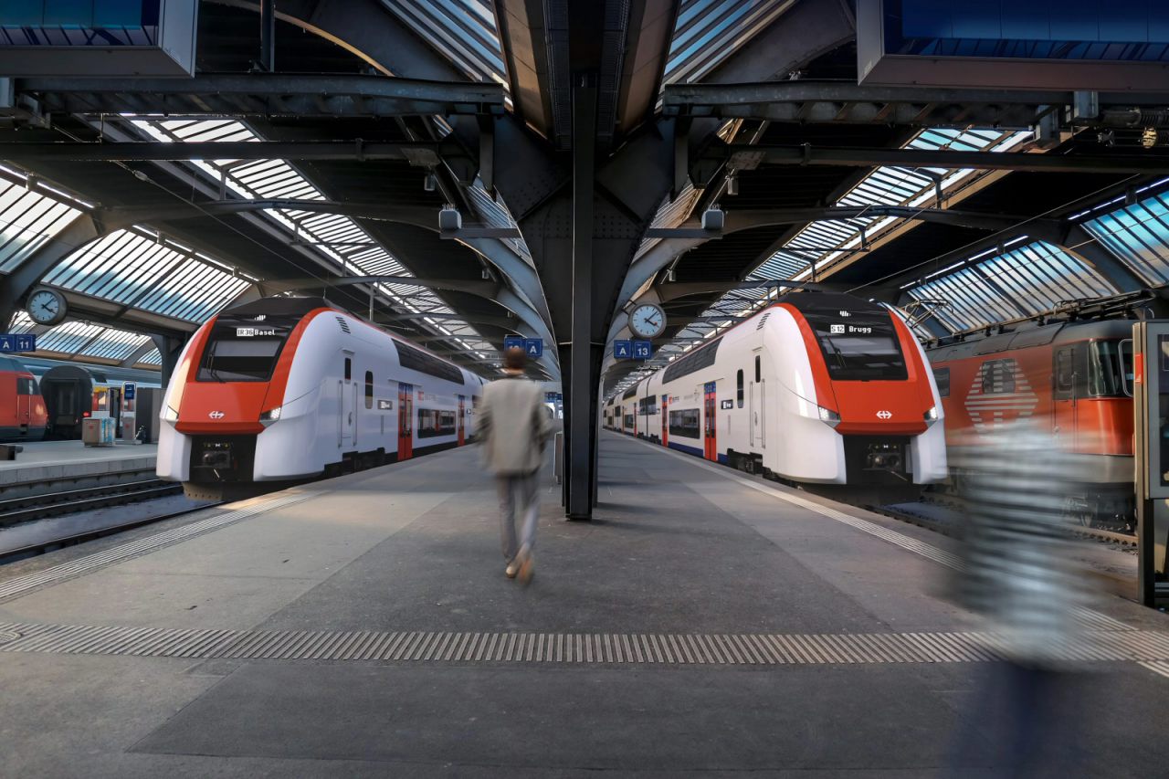 Animation Siemens Desiro SBB DoSto Zurich HBF