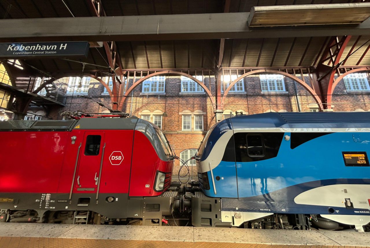 Die tschechische Bahn ČD in Kopenhagen