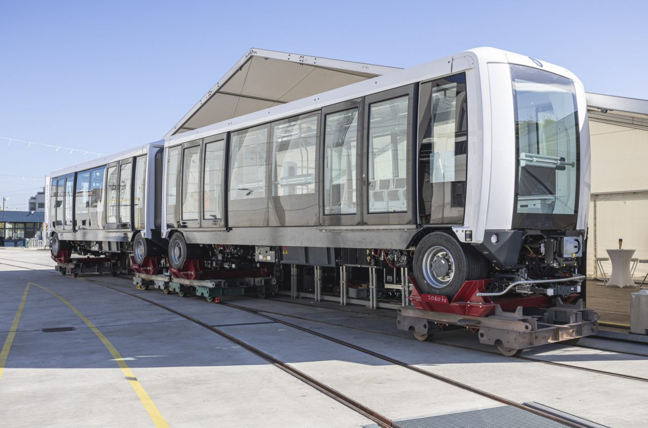 Sky-Line-Verbindungsbahn am Frankfurter Flughafen
