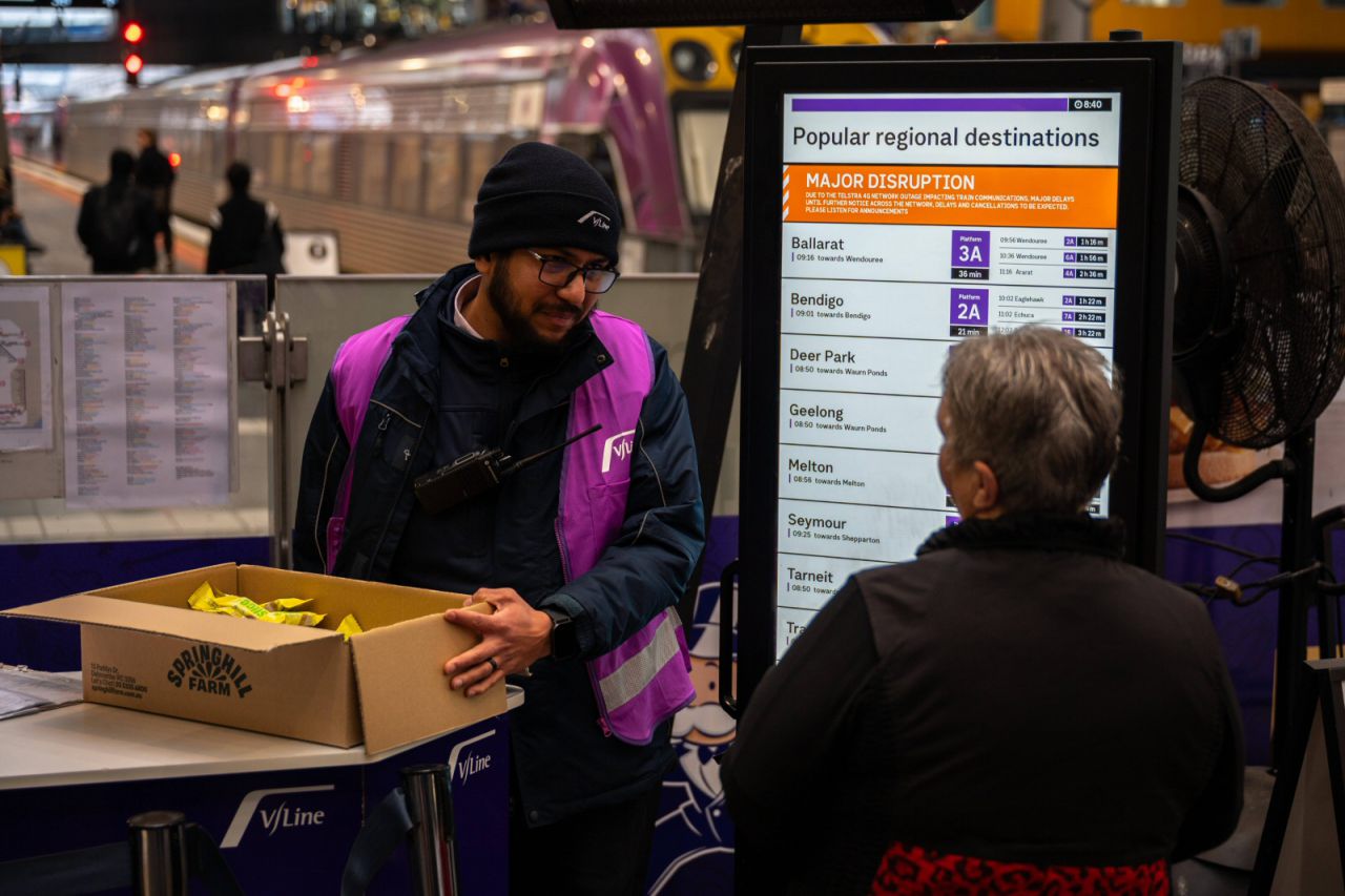 Southern Cross Station in Melbourne