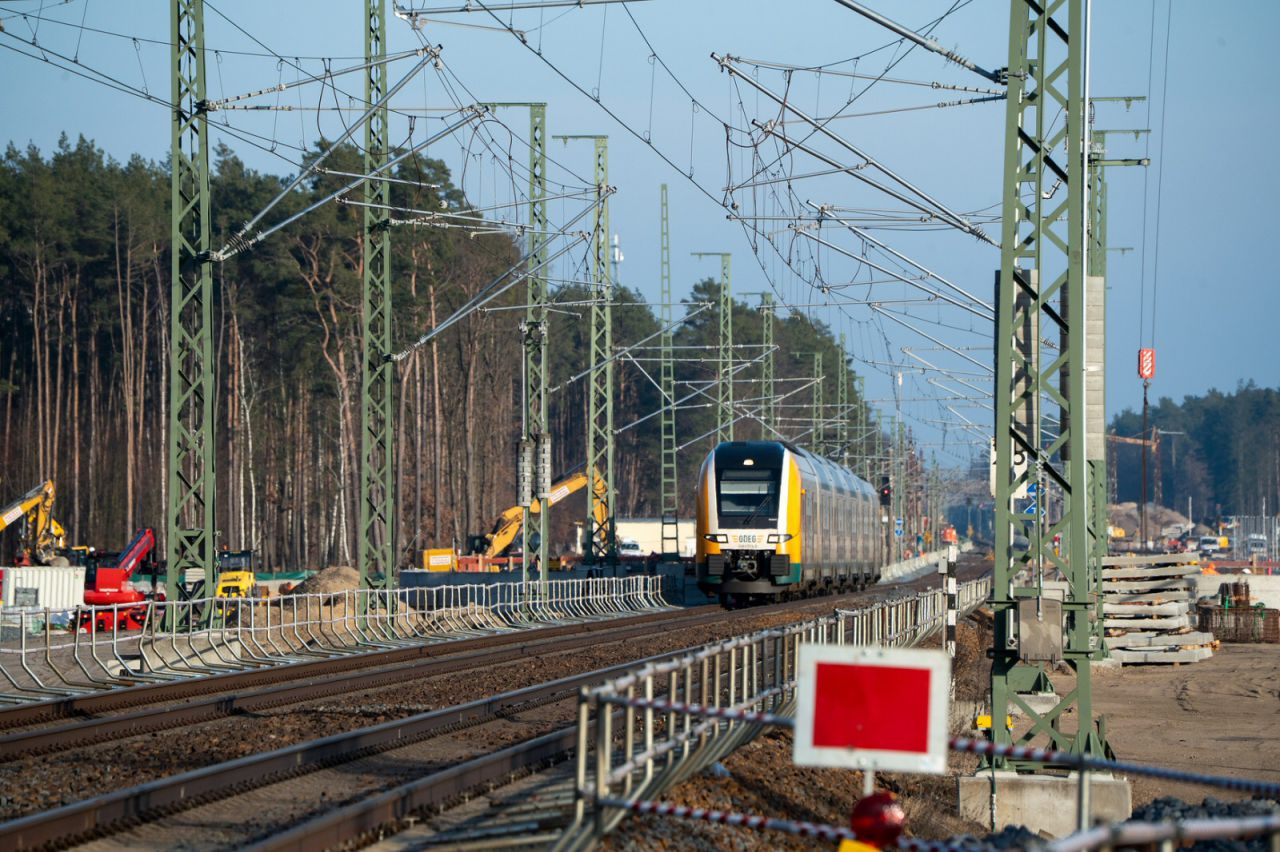 Umbau Bahnhof Fangschleuse im Februar 2026