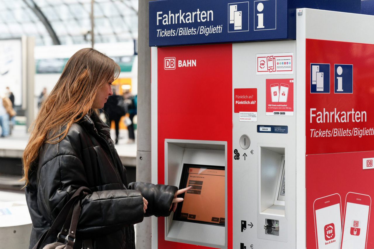 Ticketkauf am Automaten