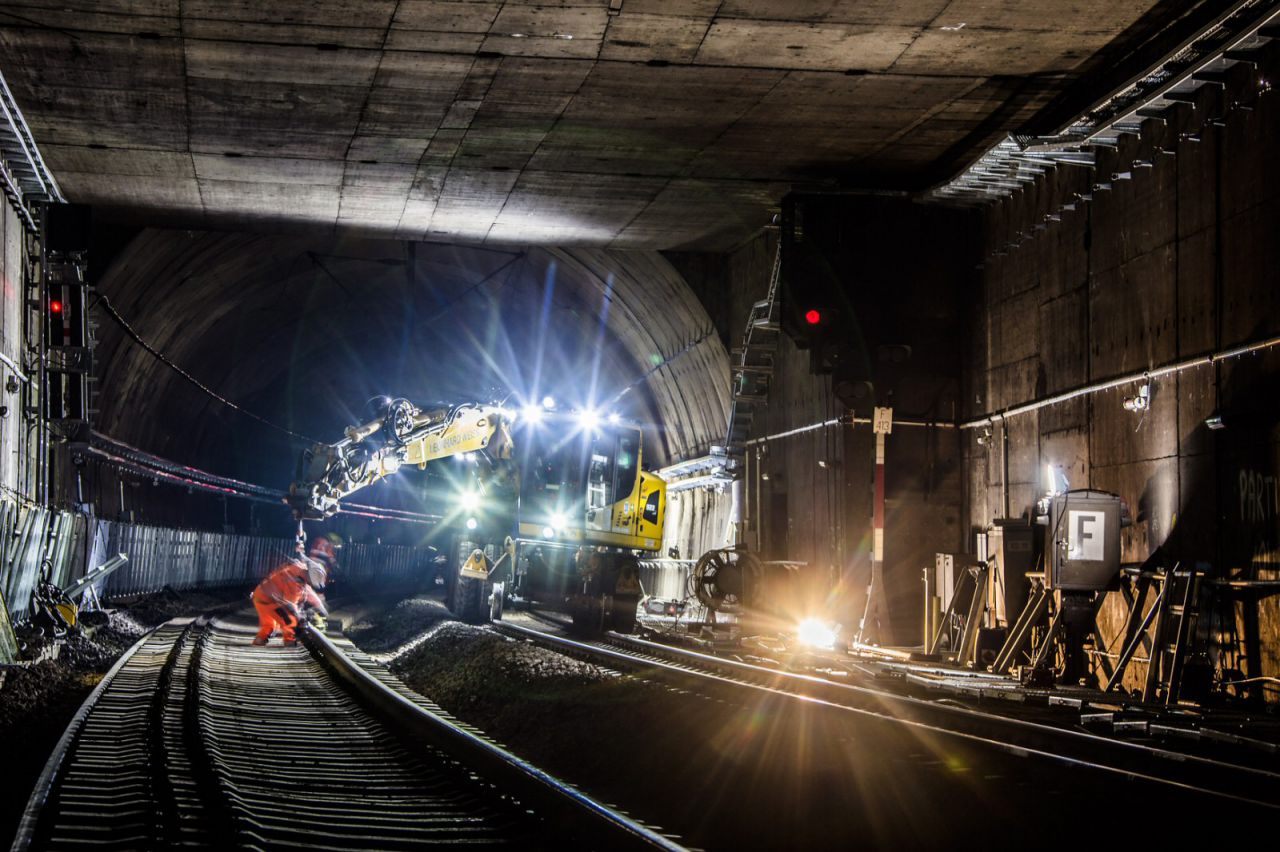 Tunnelbaustelle