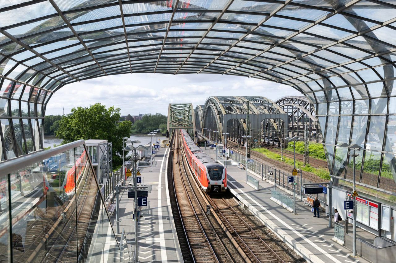 S-Bahn-Station Elbbrücken in Hamburg