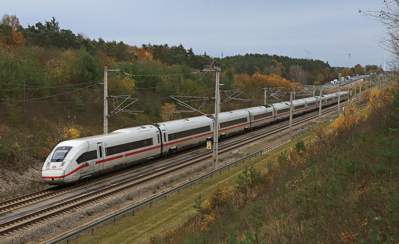 ICE 4 zwischen Nürnberg und Kinding