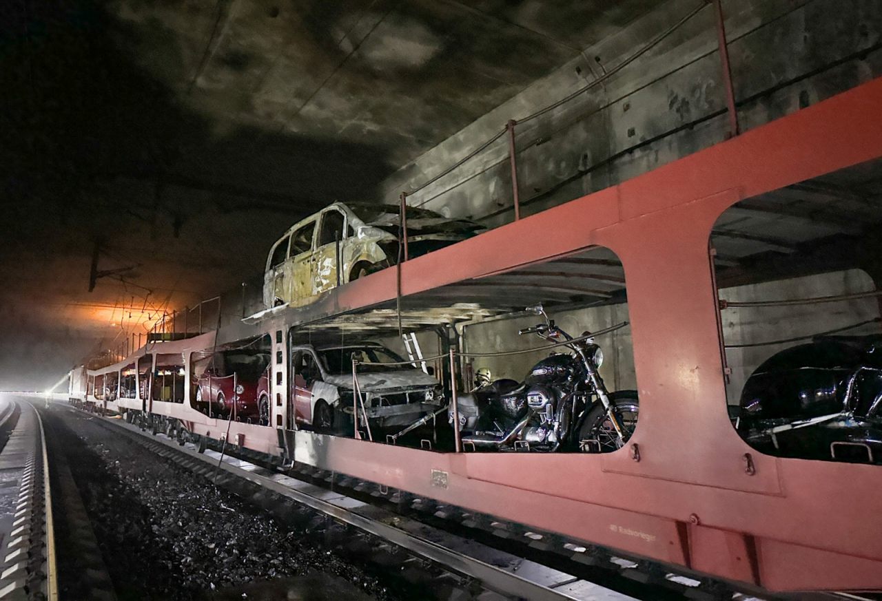 Brand in Tiroler Bahntunnel am 07.06.2023