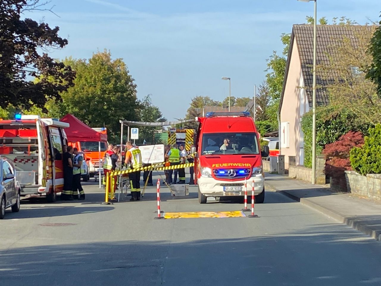 Rettungseinsatz in Geseke am 10.09.2023