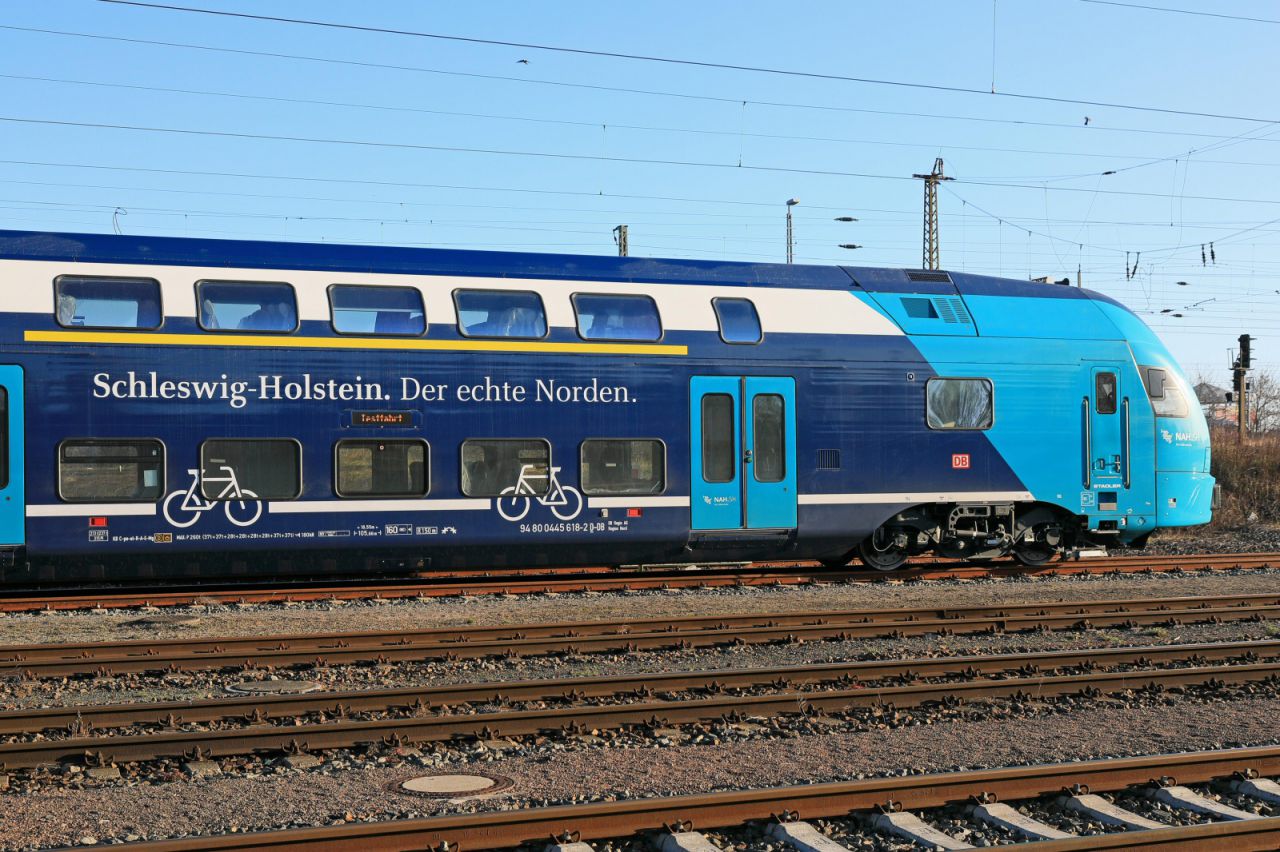 KISS-Doppelstockzüge in Schleswig-Holstein