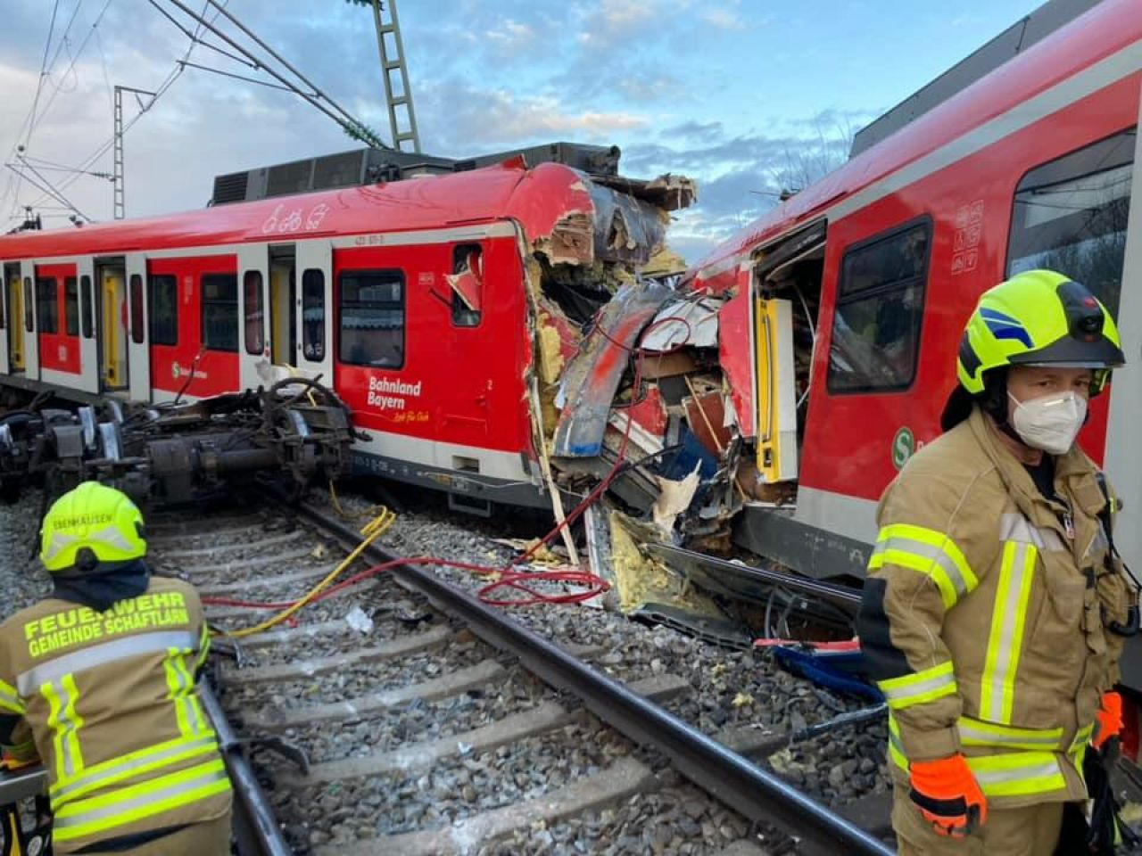 Zusammenstoß zweier S-Bahnen bei München am 14.02.2022