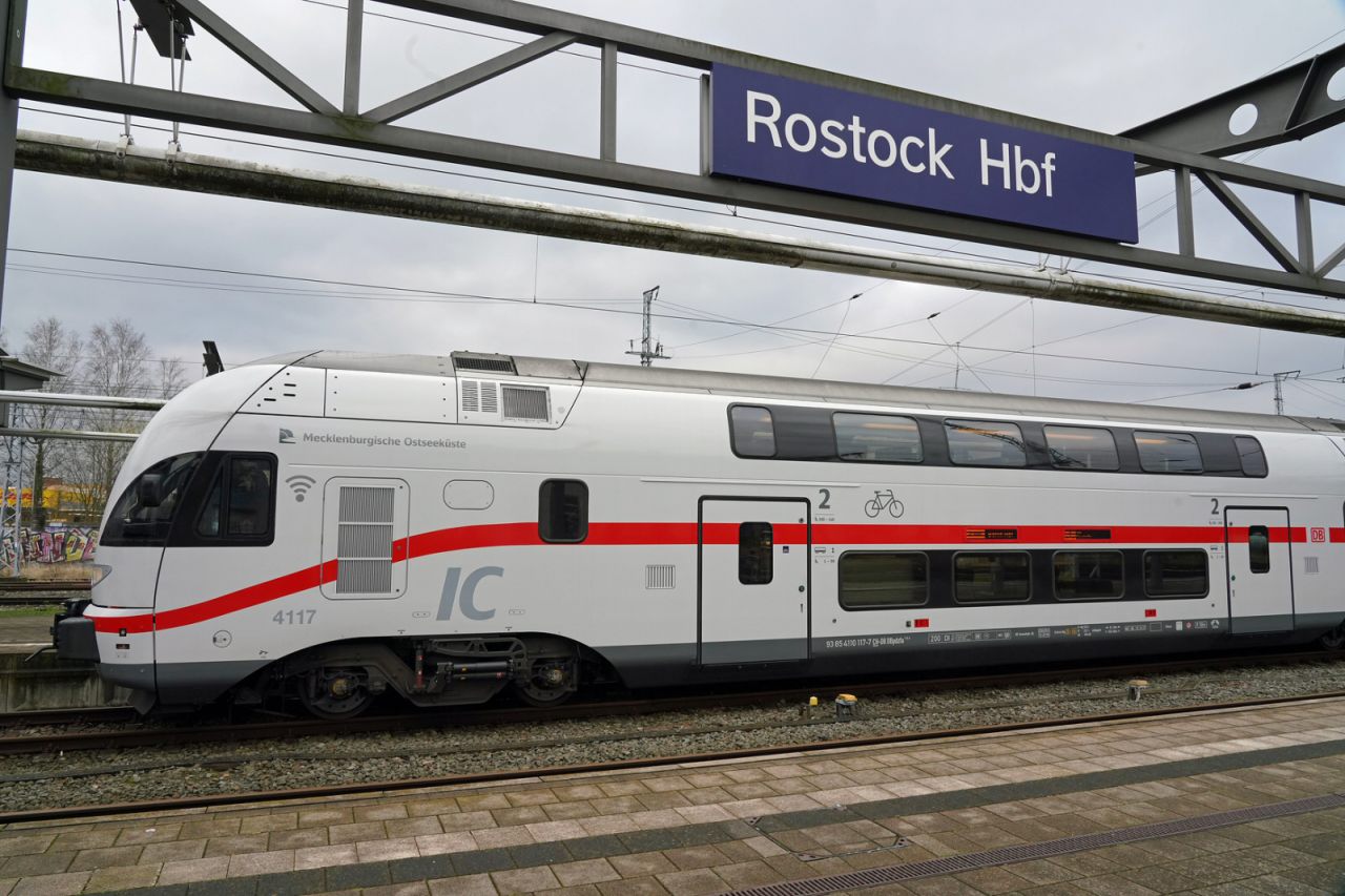 Der neue Intercity in Rostock