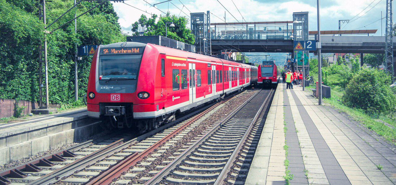 S-Bahn bei Mannheim