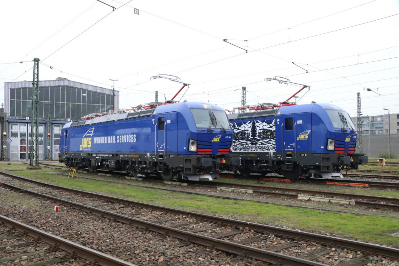 Zwei Vectron AC mit Batterie Power Modul von JeMyn verstärken zukünftig die Flotte von Widmer Rail Services