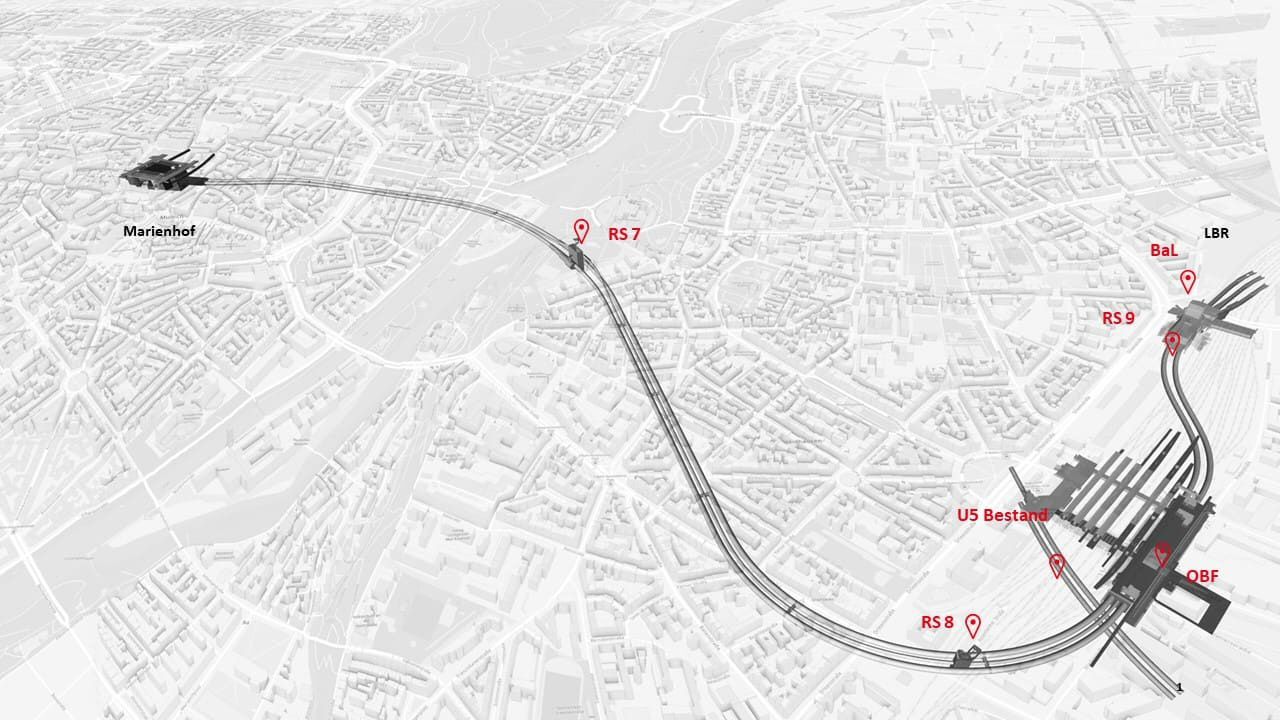 Projektabschnitt Ost, 2. Stammstrecke
