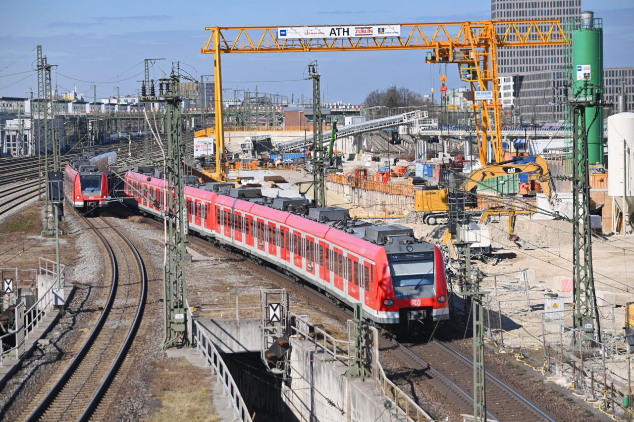Bauarbeiten für 2. Stammstrecke in München am 20.03.2025