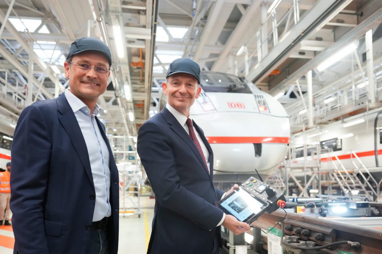 Vorstellung des E-Check (digitale ICE Wartung) im ICE Werk Köln-Nippes