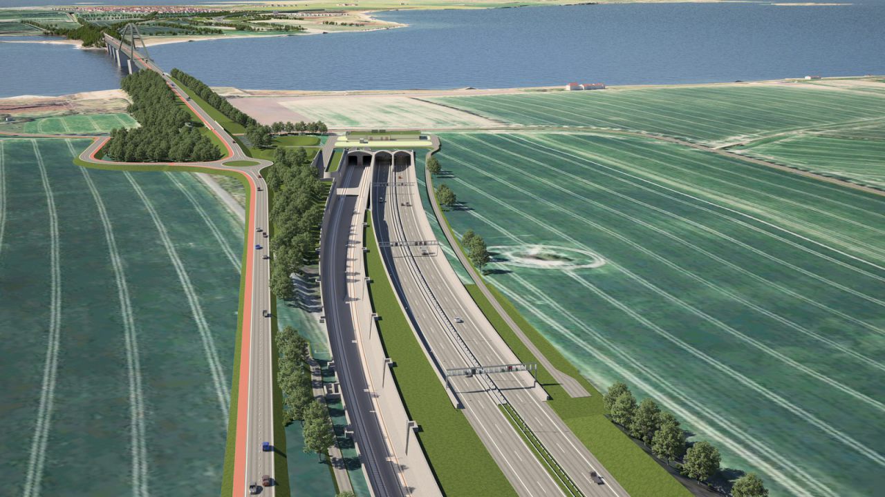 Visualisierung des Fehmarnsundtunnels