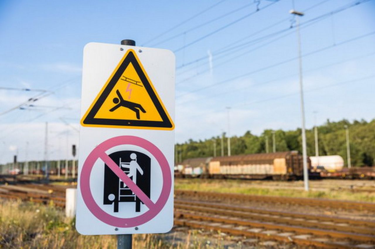 Gefahr durch Bahnstrom