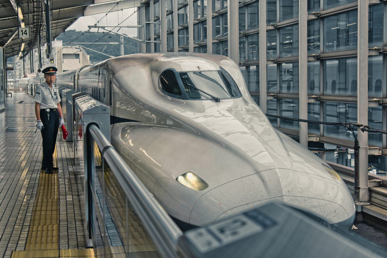 Shinkansen-Schnellzug in Japan
